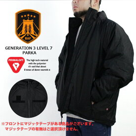 ブルックリンアームドフォース BAF ECWCS GEN3 GENERATION 3 LEVEL 7 PARKA Black ハッピースーツ HAPPY SUIT プリマロフト ミリタリージャケット 軍物 中綿 アウター 防寒 アウター 秋冬 ユニセックス