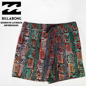 ビラボン ボードショーツ BILLABONG SUNDAYS LAYBACK BOARD SHORTS 17 ABYBS00253 NMS0 サンデイズ レイバック サーフパンツ 水着 海パン サーフィン サーフ メンズ 男性用