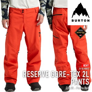 ���r���[�ŃN�[�|����[���{���K�i] �X�m�[�{�[�h �E�F�A �p���c �o�[�g�� BURTON MEN'S RESERVE GORE-TEX 2L PANTS Fiesta Red �S�A�e�b�N�X �����Y 25-26