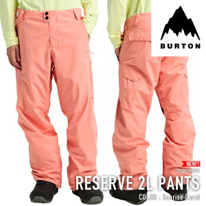 ���r���[�ŃN�[�|����[���{���K�i] �X�m�[�{�[�h �E�F�A �p���c �o�[�g�� BURTON MEN'S RESERVE 2L PANTS Sunrise Coral �����Y 25-26