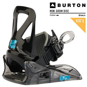 r[ŃN[|[iEOK] [{Ki] Xm[{[h rfBO o[g ~j O fBXN 2024 BURTON KIDS' MINI GROM DISC Black oCfBO Xm{[ 23-24 q LbY 