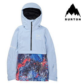 [日本正規品]スノーボード ウェア バートン ジャケット 2024 BURTON WOMEN'S [AK] KIMMY GORE-TEX 2L ANORAK JACKET Moonrise/Nebula レディース ウーマンズ 女性 ゴアテックス アノラック スノボー 23-24 日本正規品