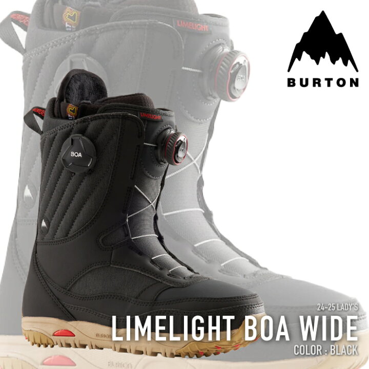 楽天市場】スノーボード ブーツ バートン BURTON LIMELIGHT BOA WIDE 
