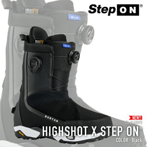 r[ŃN[|[{Ki] Xm[{[h u[c o[g BURTON MEN'S HIGHSHOT X STEP ON WIDE Black nCVbg GbNX XebvI Y 25-26