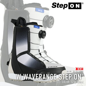 r[ŃN[|[{Ki] Xm[{[h u[c o[g BURTON WOMEN'S WAVERANGE STEP ON WIDE Gray Cloud EF[uW XebvI fB[X 25-26
