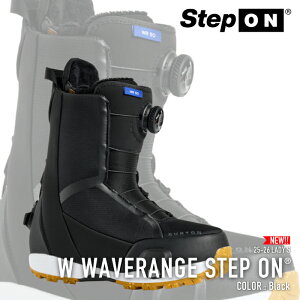 r[ŃN[|[{Ki] Xm[{[h u[c o[g BURTON WOMEN'S WAVERANGE STEP ON WIDE Black EF[uW XebvI fB[X 25-26