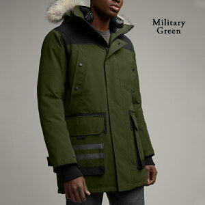 r[ŃN[|Ji_O[X _EWPbg CANADA GOOSE Erickson Parka 9513M Black Military Green Northern Night GN\ p[J[ _E R[g AE^[ H~ Y j h ɒg