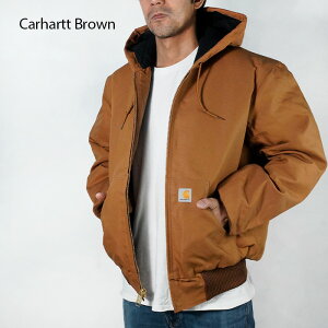 ���r���[�ŃN�[�|���� �J�[�n�[�g �A�N�e�B�u�W���P�b�g CARHARTT LOOSE FIT FIRM DUCK INSULATED FLANNEL-LINED ACTIVE JKT J140 �J�[�n�[�g�u���E�� �u���b�N �l�C�r�[ �_�b�N �p�[�J�[�^���u�W���P�b�g ���[