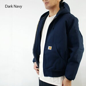 ���r���[�ŃN�[�|���� �J�[�n�[�g �A�N�e�B�u�W���P�b�g CARHARTT LOOSE FIT FIRM DUCK INSULATED FLANNEL-LINED ACTIVE JKT J140 �J�[�n�[�g�u���E�� �u���b�N �l�C�r�[ �_�b�N �p�[�J�[�^���u�W���P�b�g ���[