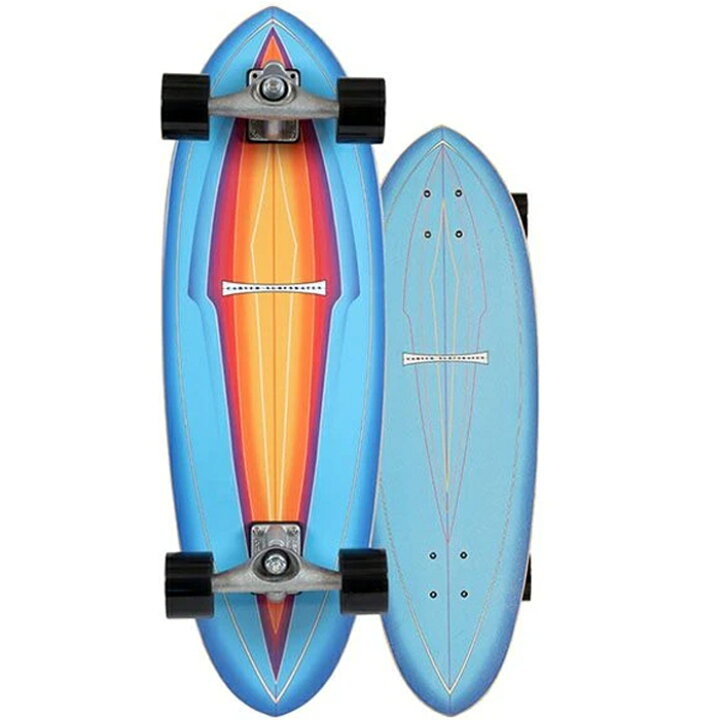 楽天市場】レビューでクーポン☆カーバー スケートボード CARVER BLUE 