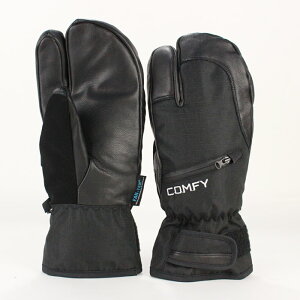r[ŃN[|O[u  RtB COMFY FAN-TEX 3-FINGER LEATHER GLOVE Black Xm[{[h ~bg gK[O[u 3tBK[ U[ {v AEghA Xm{[ Y j fB[X 