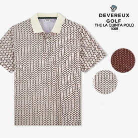 レビューでクーポン★デヴァローゴルフ ポロシャツ Devereux Golf THE LA QUINTA POLO 1008 ラキンタ ポロシャツ ゴルフ ゴルフウェア 半袖 メンズ 男性