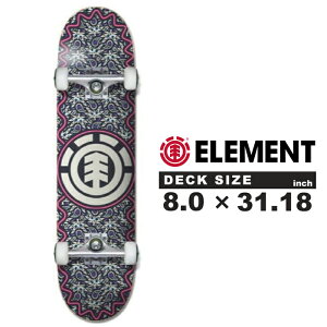 XP[g{[h Rv[g Gg ELEMENT SKATEBOARDS COMPLETE PAISEL 8.0 x 31.18 inch ALYXW00108-AST XP{[ XbN S ㋉ Xg[g SB SK8 uh S fbL 