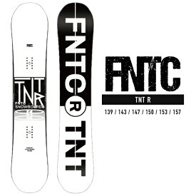 [日本正規品]スノーボード 板 ボード エフエヌティーシー 2024 FNTC TNT R White Black ホワイトブラック 白黒 ティーエヌティーアール グラトリ TNTR ファナティック FANATIC スノボー 23-24 男性 メンズ