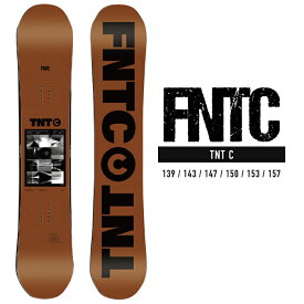 [日本正規品]スノーボード 板 ボード エフエヌティーシー 2024 FNTC TNT C Brown ブラウン 茶色 ティーエヌティーシー グラトリ TNTC ファナティック FANATIC スノボー 23-24 男性 メンズ