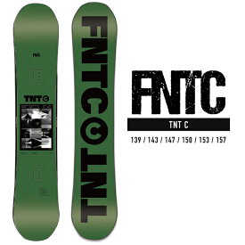 [日本正規品]スノーボード 板 ボード エフエヌティーシー 2024 FNTC TNT C Green グリーン 緑 ティーエヌティーシー グラトリ TNTC ファナティック FANATIC スノボー 23-24 男性 メンズ