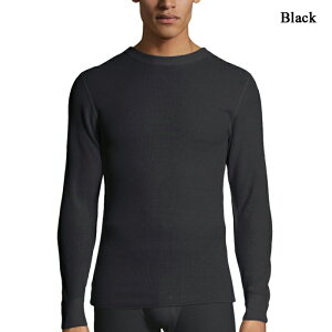 r[ŃN[|wCY TVc T Hanes WAFFLE KNIT THERMAL CREWNECK X-TEMP 25439 natural Grey Black GbNXev I[KjbN btjbg T[} h K H~ Y j