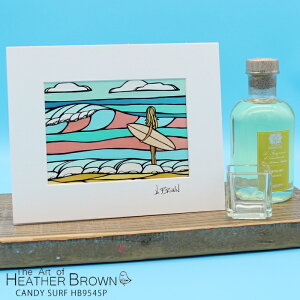 r[ŃN[|wU[uE A[gvg G HEATHER BROWN CANDY SURF HB9545P 20.5cm×25.5cm䎆t i nC T[t T[tB nCA CeA 썑 oP[V