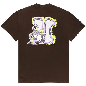 ���r���[�ŃN�[�|�����n�t T�V���c huf WEED WIZARD S/S TEE TS01908 Brown �傫���T�C�Y XXL �u���E�� ���F ����T�V���c �X�P�[�g SB �X�P�[�g�{�[�h �����Y �j�� �X�P�[�^�[ �X�g���[�g SB SK8 �u�����h