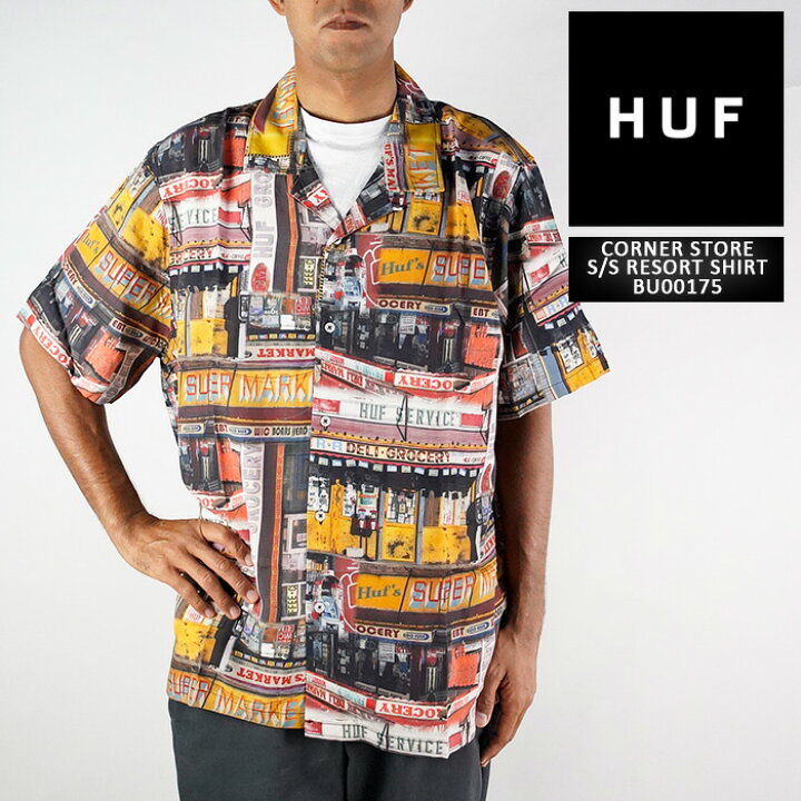 楽天市場】レビューでクーポン☆ハフ 半袖シャツ HUF CORNER STORE S/S 