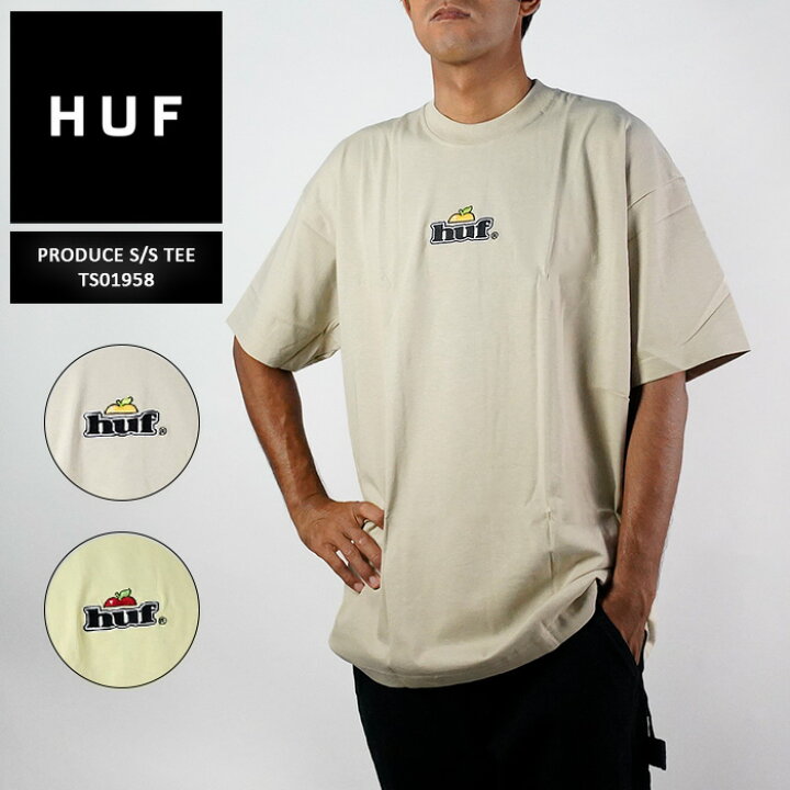 楽天市場】ハフ Tシャツ HUF PRODUCE S/S TEE TS01958 Clay クレイ