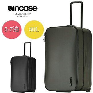 r[ŃN[|[i/AEgbg]CP[X X[cP[X INCASE VIA ROLLER 27 80L INTR10041 5`7 80L Black Grey  CO s o  Y fB[X jZbNX LX^[ 