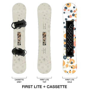 r[ŃN[| [{Ki] Xm[{[h  - rfBO 2_Zbg P[c[ K2 FIRST LITE CAMBER - CASSETTE t@[XgCg Lo[ JZbg oCfBO fB[X 24-25 2_SE