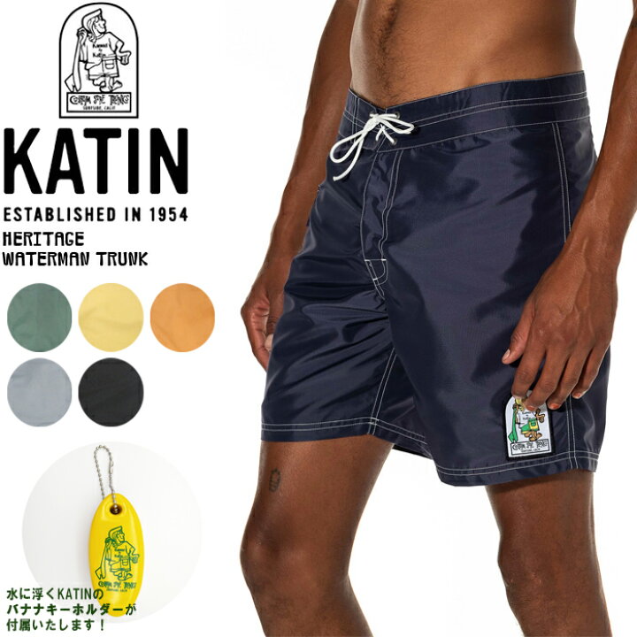 楽天市場】ケイティン 海パン サーフパンツ KATIN HERITAGE WATERMAN 