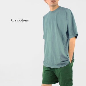 ���r���[�ŃN�[�|�������T���[���X �A�p���� T�V���c LOS ANGELES APPAREL 6.5OZ GARMENT DYE CREW NECK T-SHIRT 1801GD 6.5�I���X ���nT �K�[�����g�_�C �N���[�l�b�N �w�r�[�E�G�C�g ���X�A�p �w�r�[�I���X 3XL 