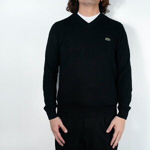 r[ŃN[|RXe VlbNZ[^[ LACOSTE TRICOT V-NECK ORGANIC COTTON AH1951 I[KjbNRbg j S St StEFA Y j