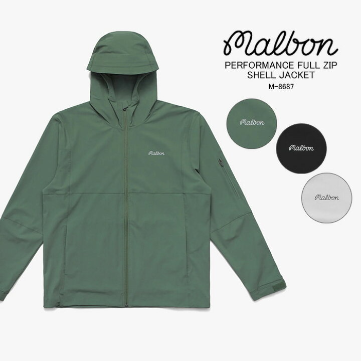 楽天市場】マルボンゴルフ ウェア ジップジャケット Malbon Golf 