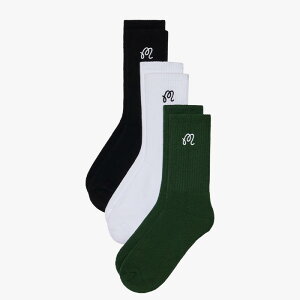 ���r���[�ŃN�[�|�����}���{���S���t 3�F�p�b�N �C�� �\�b�N�X Malbon Golf M CREW SOCK PACK M-9428 �G���N���[�\�b�N�X�p�b�N 3�F�Z�b�g �S���t �S���t�E�F�A �����Y �j��
