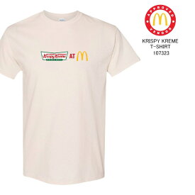 レビューでクーポン★マクドナルド × クリスピークリームドーナツ Tシャツ McDonald's × KRISPY KREME T-SHIRT 107323 コラボ ファストフード アメリカ 飲食 メンズ 男性 レディース ウーマンズ 女性 ユニセックス