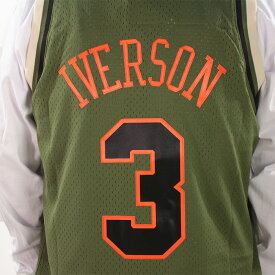 レビューでクーポン★ミッチェル＆ネス ユニフォーム MITCHELL & NESS FLIGHT SWINGMAN JERSEY 96-97 ALLEN IVERSON PHILADELPHIA 76ers SMJY4847-P7696AIVDKGN アレンアイバーソン フィラデルフィア セブンティシクサーズ スウィングマン ジャージー 大きいサイズ バスケ