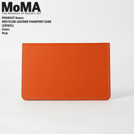 モマ パスポートケース MOMA RECYCLED LEATHER PASSPORT CASE #152621 Pink VACAV カードケース カバー リサイクルレザー 海外 旅行 便利グッズ