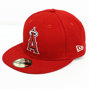 ���r���[�ŃN�[�|�����j���[�G�� �X�q �L���b�v NEWERA ON-FIELD 59FIFTY Los Angeles Angels GAME Red �I�[�Z���e�B�b�N ���T���[���X�G���W�F���X ��J�ĕ� MLB ���W���[���[�O �x�[�X�{�[�� �싅