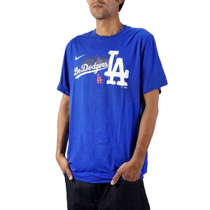 レビューでクーポン★ナイキ Tシャツ MLB公式 NIKE CITY CONNECT TRI-BLEND T-SHIRT LOS ANGELES DODGERS Royal ロイヤル 青 ブルー シティコネクト トライブレンドTシャツ ロサンゼルス ドジャース 大谷翔平 野