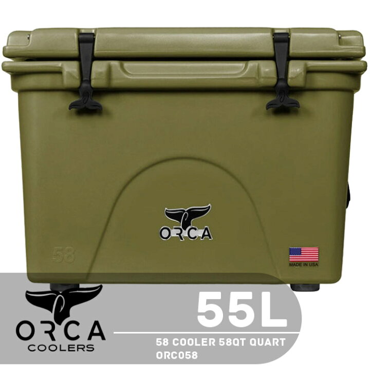 楽天市場】オルカ クーラーボックス ORCA 58 COOLER 58QT QUART 55L  