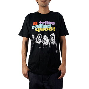 レビューでクーポン★ア・トライブ・コールド・クエスト フォトプリントTシャツ Hi Fidelity Entertainment A TRIBE CALLED QUEST A.T.C.Q Tシャツ ATQ-1000 Black ブラック 黒 ヒップホップ ラッパー 大きいサイ