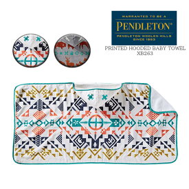 ペンドルトン フード付きベビー用タオル PENDLETON XB263 PRINTED HOODED BABY TOWEL プリンテッドフーデッドベビータオル ベビー用 子供用 おくるみ ネイティブ柄 ブランケット キャンプ 誕生日プレゼント 出産祝い ラッピング