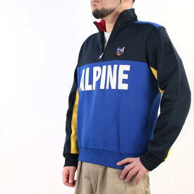 ポロ ラルフローレン スェット ジャージ トレーナーPOLO RALPH LAUREN ski LS HZ M4 K184SH02 Sapphire Star Multi Black Blue ハーフジッププルオ－バー ニット スキー アルパイン メンズ 男性