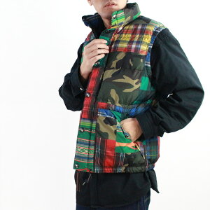 ���r���[�ŃN�[�|�����|�� �����t���[���� �_�E���x�X�g POLO RALPH LAUREN HWTHRNE VST 710716329001 Patchwork �p�b�`���[�N �X�L�[ �_�E�� �`�F�b�N ���� �H�~ �����Y �j��