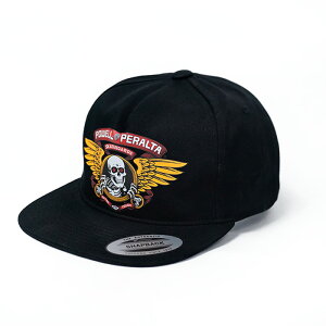 ���r���[�ŃN�[�|�����p�E�G�� �y�����^ �L���b�v �X�q POWELL PERALTA WINGED RIPPER SNAPBACK CAP CHFTPPCWR �E�C���O�h���b�p�[ �X�i�b�v�o�b�N�L���b�v �I�[���h�X�N�[�� ���S SB �X�P�[�g�{�[�h �����Y