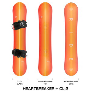 r[ŃN[|[{Ki] Xm[{[h  rfBO 2_Zbg Ch RIDE HEARTBREAKER - CL-2 oCfBO fB[X 24-25 2_SET oCfBO Xm[{[h rfBO X