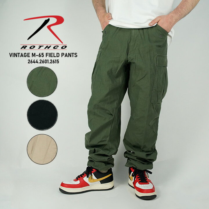 楽天市場】ロスコ カーゴパンツ ROTHCO VINTAGE M-65 FIELD PANTS 
