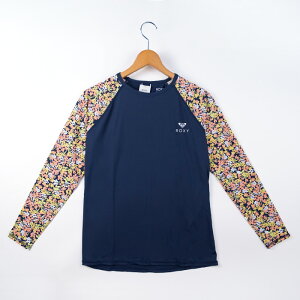 r[ŃN[|LV[ p  bVK[h ROXY LYCRA PRINTED LS Rash Guard ERJWR03648 Mood Indigo Ditsy Love UVJbg UPF50+ E[}Y fB[X T[tB C v[ Ă AEg