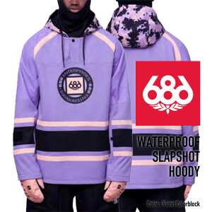 r[ŃN[|[iEOK] [{Ki]Xm[{[h EFA VbNXGCgVbNX WPbg 2024 686 MEN'S WATERPROOF SLAPSHOT HOODY Violet Colorblock EH[^[v[t XbvV