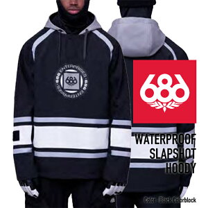 r[ŃN[|[iEOK] [{Ki]Xm[{[h EFA VbNXGCgVbNX WPbg 2024 686 MEN'S WATERPROOF SLAPSHOT HOODY Black Colorblock EH[^[v[t XbvV
