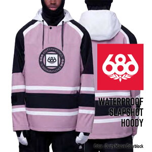 r[ŃN[|[iEOK] [{Ki]Xm[{[h EFA VbNXGCgVbNX WPbg 2024 686 MEN'S WATERPROOF SLAPSHOT HOODY Dusty Mauve Colorblock EH[^[v[t Xbv