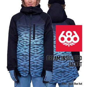 r[ŃN[|[iEOK] [{Ki] Xm[{[h EFA VbNXGCgVbNX WPbg 2024 686 WOMEN'S DREAM INSULATED JACKET Black Blue Ikat h[WPbg Xm{[ 23-24 